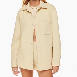 TNA COZY fleece boyfriend shirt - 2XS